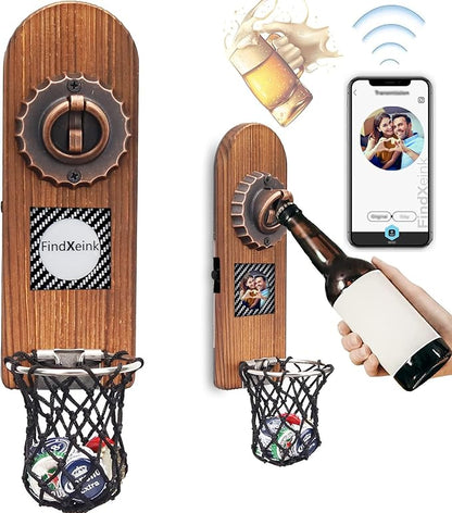 Beer Bottle Openers with DIY Ink Screen, Traceless Bottle Opener Wall Mounted