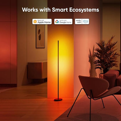 Nanoleaf Matter Smart Floor Lamp, LED Standing Lamps Work