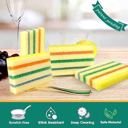 LAUNDRYLUX 6 Pack Scrub Sponge