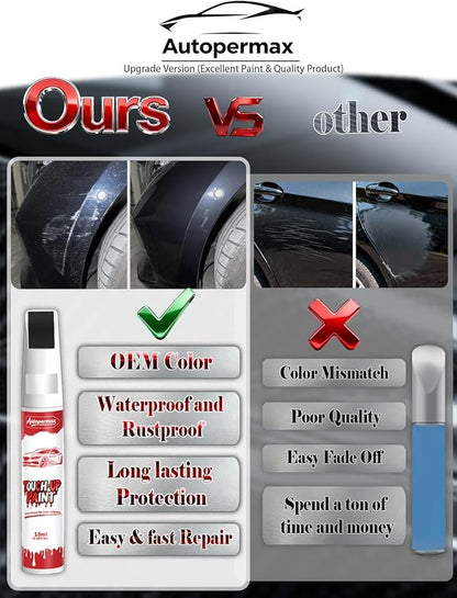 LY9T/0E Mythos Black Metallic Car Touch Up Paint for Audi, Color Accurate Two-In-One Car Paint Scratch Repair Pen, Professional Scratch Remover for Vehicles Chips and Nicks Scuff