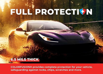 ColorFusion PPF by VViViD, Gloss Cosmic Purple Dry Apply PPF Vinyl Car Wrap Roll 1ft x 5ft