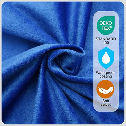 Memory Foam Camping Mattress pad, Comfortable Thick Floor Sleeping Mat for Adults with Waterproof and Non-Slip Bottom, Portable Roll Up Mattress for Sleepover Guest,Cot Mad for Car Camping