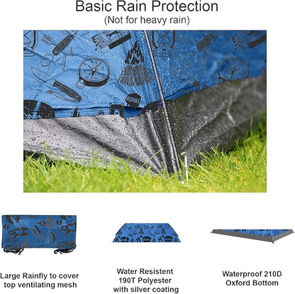 KidzAdventure 2 in 1 Indoor/Outdoor Tent for Kids, Small 1 or 2 Toddler/Kids Tent, Backpacking, Lightweight and Easy Pop up, Ideal for Backyard, Outside Camping, or Play Fort