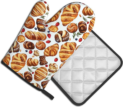 Oven Mitt and Pot Holders Sets