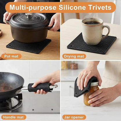 6 Pcs Oven Mitts and Pot Holders Sets