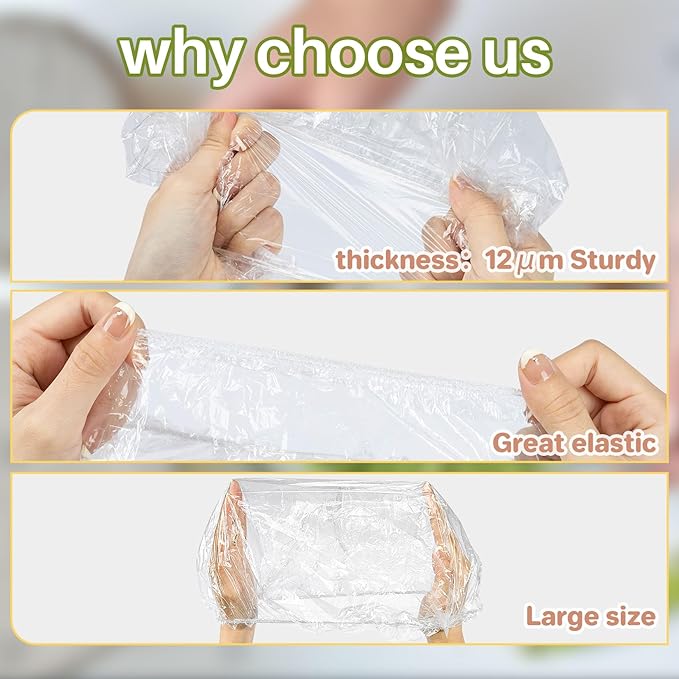 Sukh 100PCS Bowl Covers Reusable