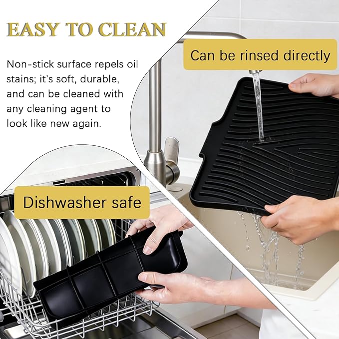 Silicone Drying Mat, Heat-Resistant, Eco-friendly, Hygienic Drying Pad