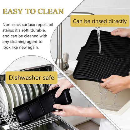 Silicone Drying Mat, Heat-Resistant, Eco-friendly, Hygienic Drying Pad