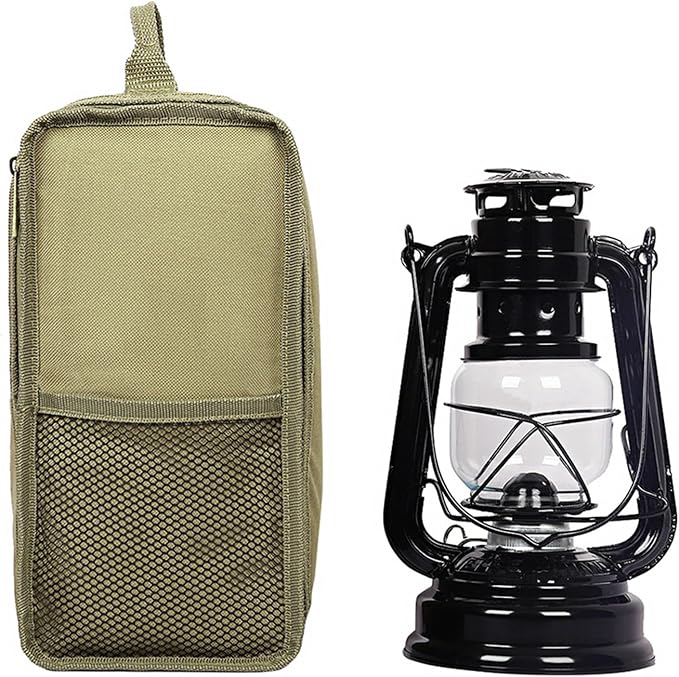 Storage Kerosene Lamps Bag Camping Lantern Storage Bag Vintage Oil Lamps Case for Outdoor Camping Storing Kerosene Lamp
