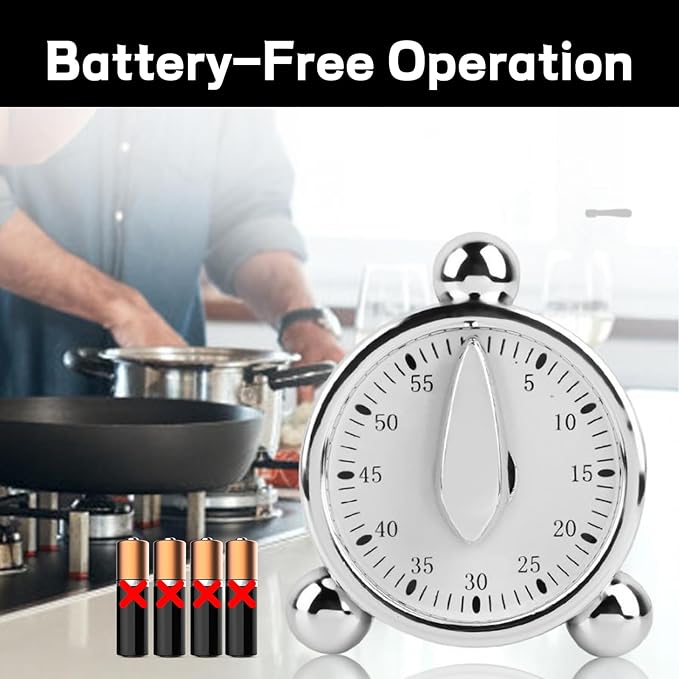 Kitchen Timers for Cooking Seniors 60 Minute Mechanical Kitchen Timer Loud