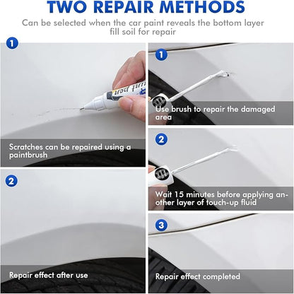 GXD/WA130H Sharkskin/Sterling Gray Metallic Touch Up Paint Compatible with Chevrolet, DIY Car Paint Scratch Repair, Quick & Easy Fix Automotive Scratch Repair for Chevy Silverado/Equino