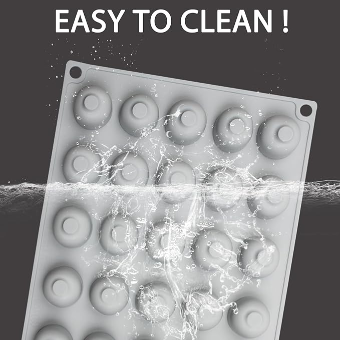 Silicone Cherry Molds, 35-Cavity 3D Cherry Chocolate Baking Tray