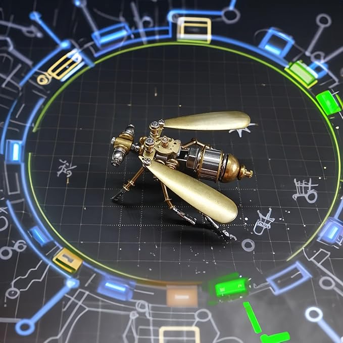 Mechanical Metal DIY 3D Insect Brass Puzzle (Fruit Fly)