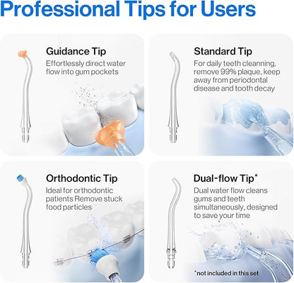 usmile C10 Portable Water Flosser – Travel-Friendly, 95-Day Battery, 4 Modes