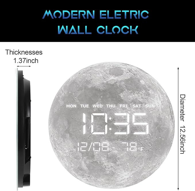 HOMLOVE Digital Wall Clock