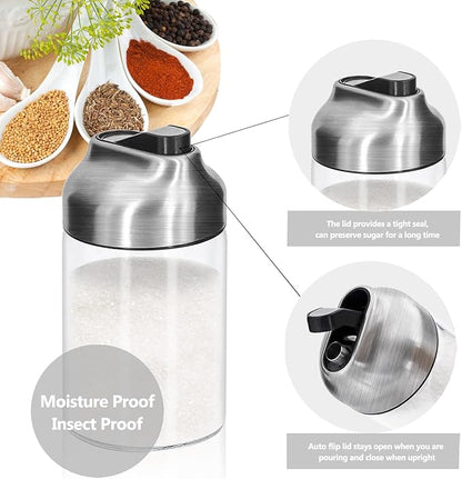 Aelga Glass Sugar Dispenser