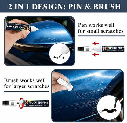 Magnetic Gray Metallic(1G3) Touch Up Paint Pen for Toyota 2-in-1 Quick & Easy Car Scratch Repair Kit Exact OEM Match for Avalon/RAV4/Camry/Corolla/Highlander/Prius/Sequoia/Sienna/Tacoma