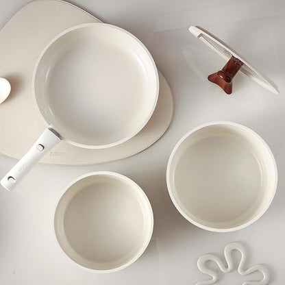 CAROTE Ceramic Pots and Pans Set Non Stick, Nonstick Kitchen Cookware Sets
