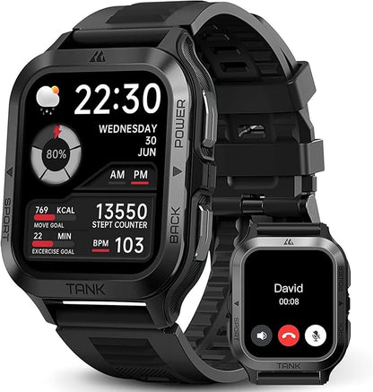 AMAZTIM Smart Watch, 60 Days Extra-Long Battery, 50M Waterproof, Rugged