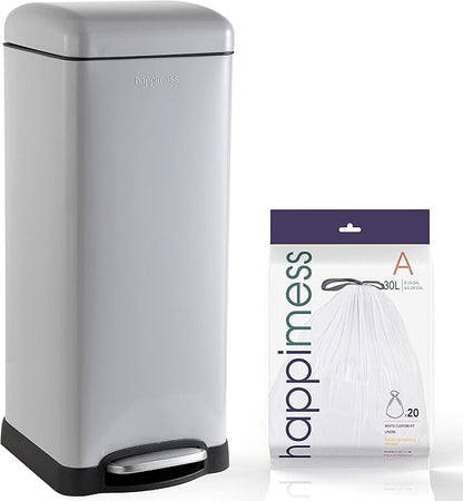 happimess HPM1007C Betty Retro 8-Gallon Step-Open Trash Can