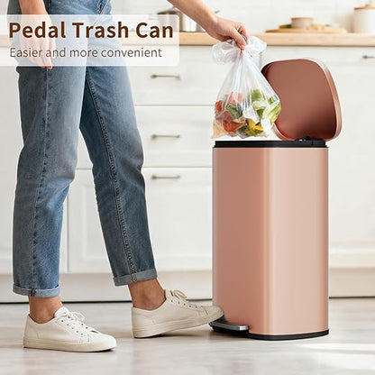 PayLessHere Trash Can Kitchen Stainless Steel Trash Can Trash Can
