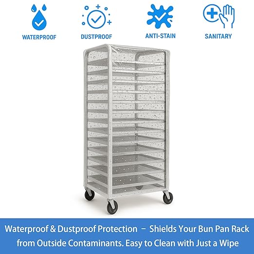 Bun Rack Cover – Transparent PVC