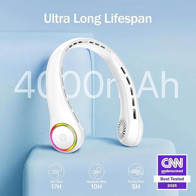 GULAKI Portable Neck Fan, Personal Fan