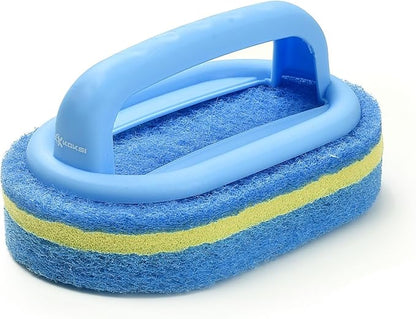 Scrub Brush Set for Bathroom Kitchen Bathtub Toilet Deep Cleaning Brush Tools