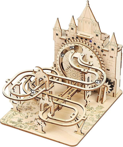 Music Park 3D Wooden Puzzles for Adults & Teenagers Machine Marble Run Wood Model Building Kits Science Educational Toys for Kids Gift Age14+