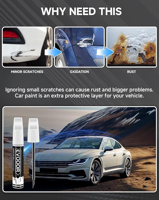 Touch Up Paint Compatible with Toyota Exact Match 2 in 1 Touch up Paint for Chips and Nicks Repair (Ruby Flare Pearl(3T3))