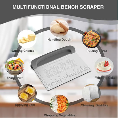 Bench Scraper Dough Cutter Tool