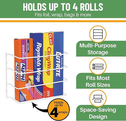 Evelots Kitchen Wrap Organizer