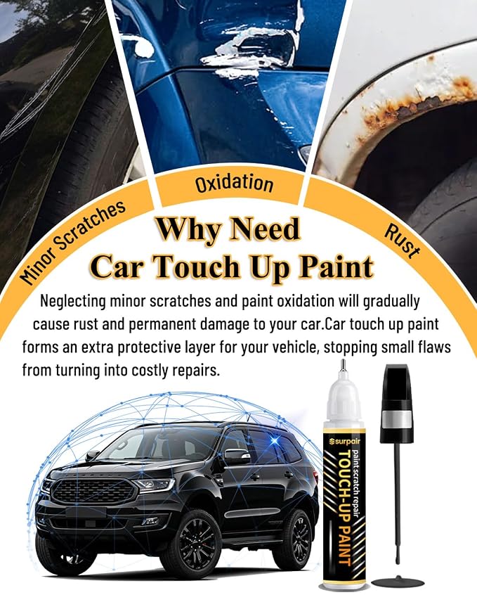 Tornado Red LY3D/G2 Touch up Paint for Volkswagen OEM Color Match Car Scratch Repair Kit for Nicks & Chips Scratches Quick & Easy Paint Fix 2-In-1 Car Scratch Remover Pen