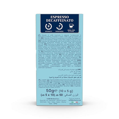 Caffè Borbone Decaffeinated Aluminum Capsules Compatible