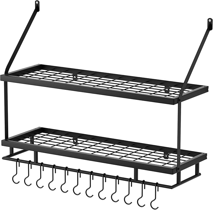 KES 30-Inch Kitchen Pot Rack