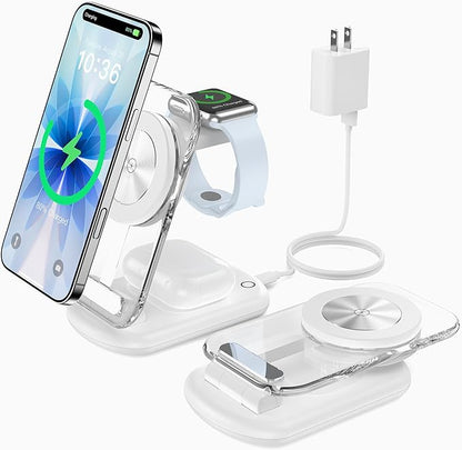 3 in 1 Magnetic Wireless Charging Station