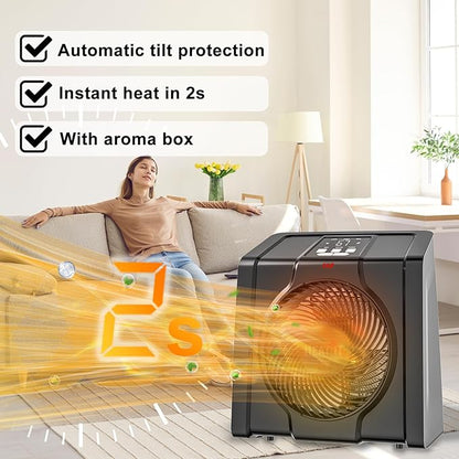 HEATIT Space Heater for Indoor, Digital Display