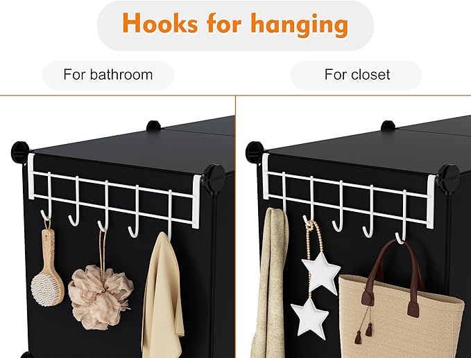 6-Cube Storage Organizer, Closet Organizer Storage Cabinet Shelf Bookcase