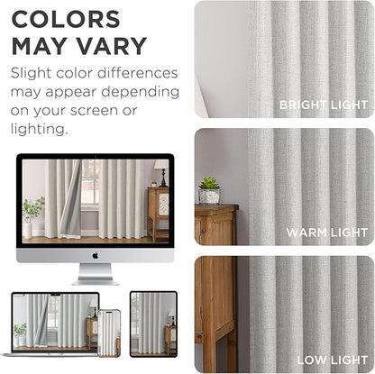 Joydeco Pinch Pleated Curtains