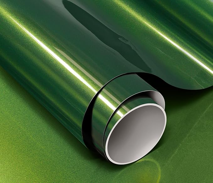 ColorFusion PPF by VViViD, Gloss Urban Green Dry Apply PPF Vinyl Car Wrap Roll 6ft x 5ft