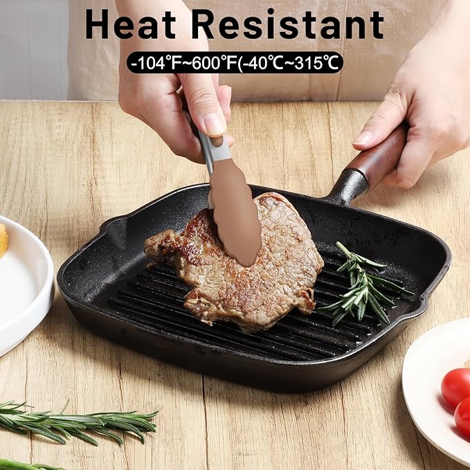 Hotec Mini Silicone Kitchen Tongs