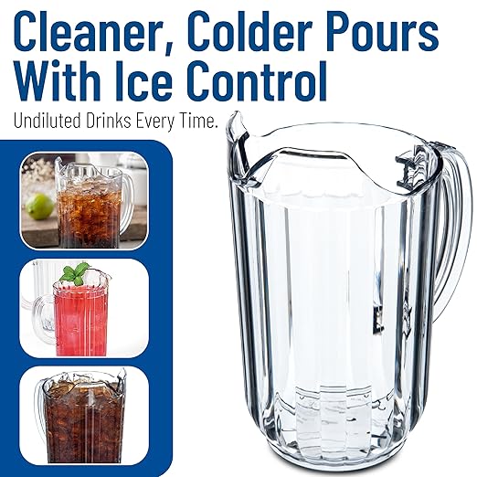 Carlisle FoodService Products 553807 Plastic Pitcher, 48 Ounces
