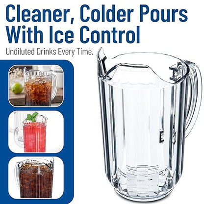 Carlisle FoodService Products 553807 Plastic Pitcher, 48 Ounces