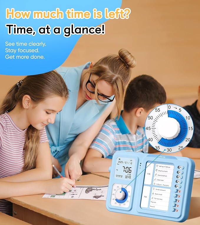 3-in-1 Visual Timer & ADHD Tool