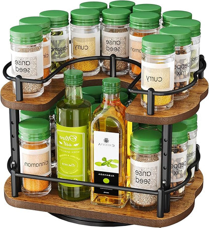 Spice Rack Organization for Cabinet