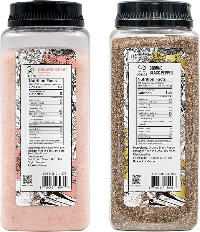 Soeos Salt + Peppercorns