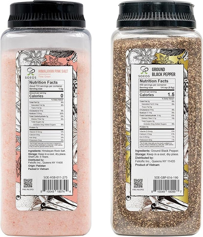 Soeos Salt + Peppercorns