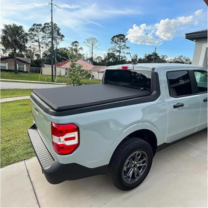 AUTOSAVER88 Soft Tri-fold Truck Bed Tonneau Cover Fits for Ford F-150 F150 2015-2026 (Excl. Raptor Series) 6.5ft Bed