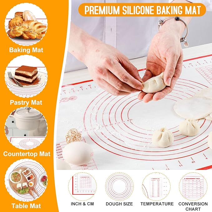 Wooden Rolling Pins for Baking, Small Dough Roller
