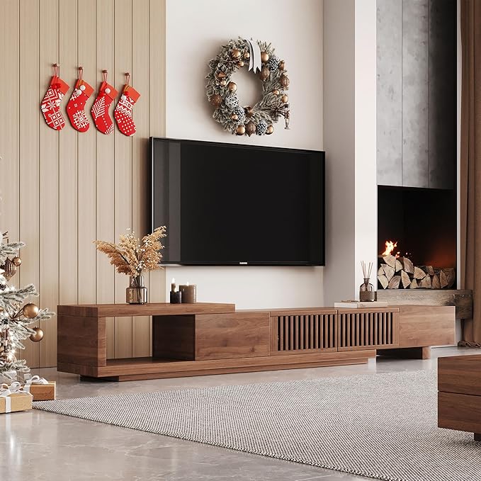 NessCarsti Mid Century Modern TV Stand